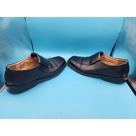Mens Florsheim Imperial Slip On Dress Shoes Black Leather Size 10M - Picture 3 of 8